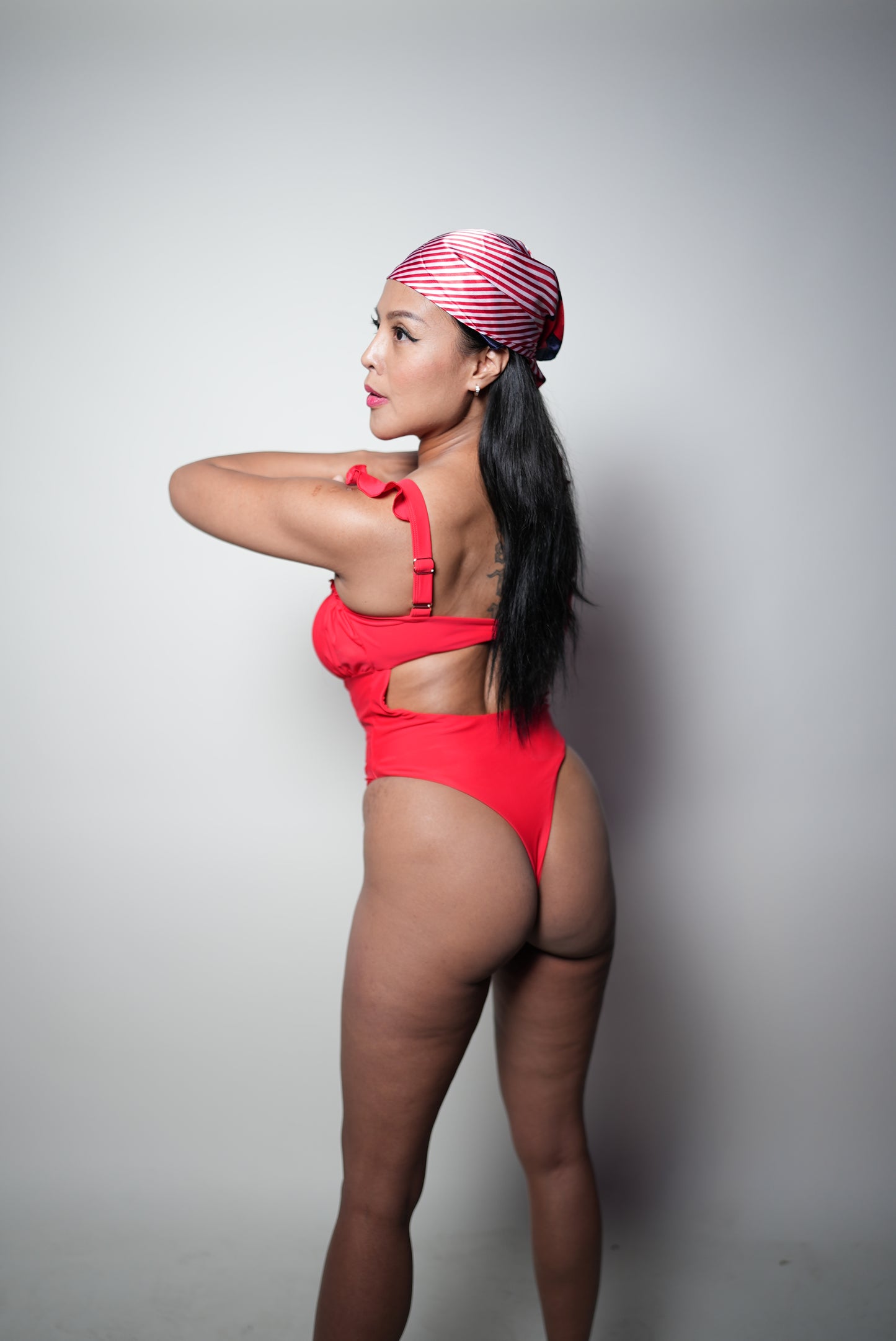 Orange monokini