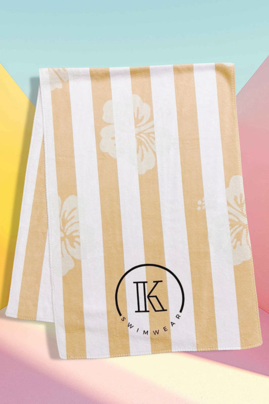 SUPER DRY STRIPED HAWAII TOWEL